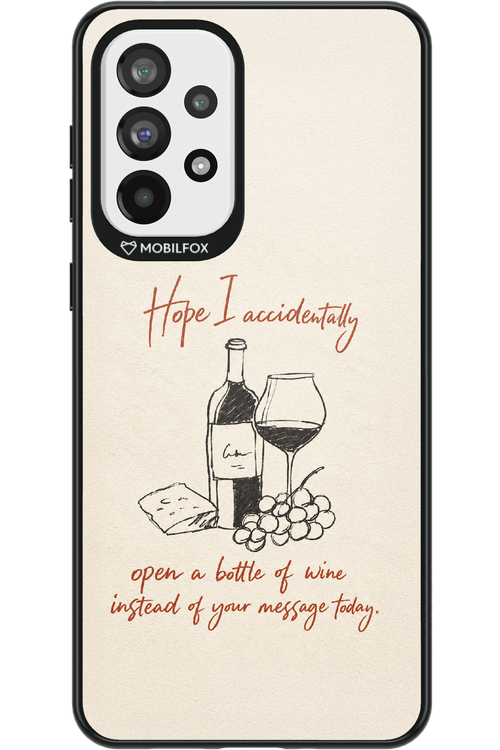 Bottle of wine 2.0 - Samsung Galaxy A73