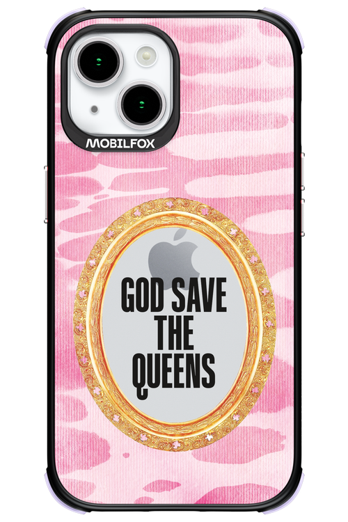 GOD SAVE THE QUEENS MIRROR - Apple iPhone 15
