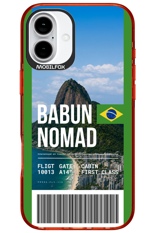 BABUN NOMAD (fly ticket) 2.0 - Apple iPhone 16 Plus