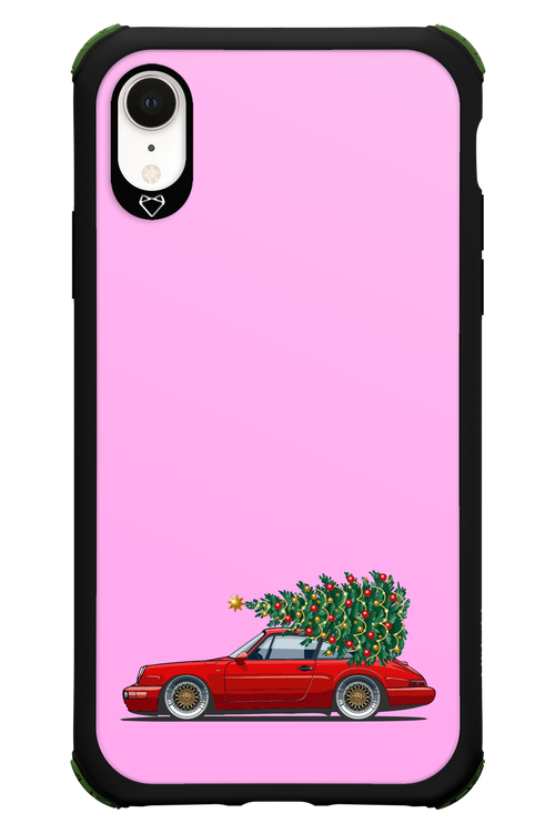 XMAS Car Pink - Apple iPhone XR