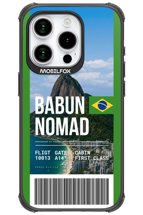 BABUN NOMAD (fly ticket) 2.0 - Apple iPhone 15 Pro