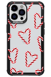 Candy Cane Hearts - Apple iPhone 13 Pro Max