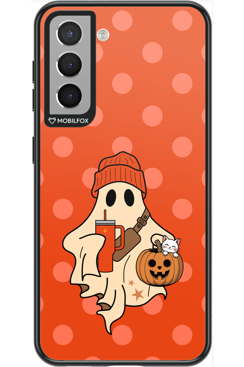 Ghost Girl (Orange) - Samsung Galaxy S21