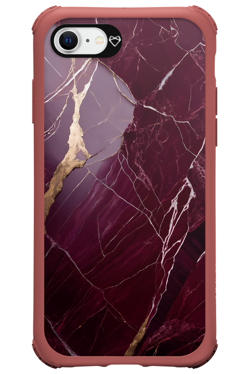 Burgundy Marble - Apple iPhone 7