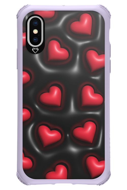 Hearts in love - Apple iPhone X