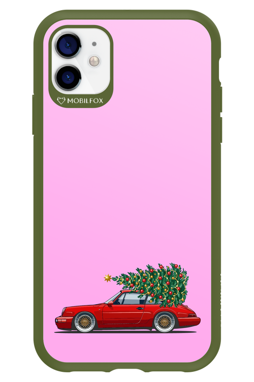 XMAS Car Pink - Apple iPhone 11