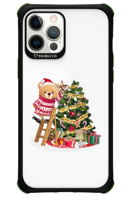 Christmas Bear (Transparent) - Apple iPhone 12 Pro Max