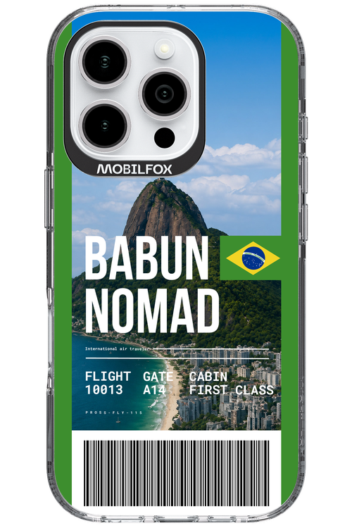BABUN NOMAD (fly ticket) 2.0 - Apple iPhone 16 Pro