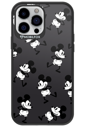 Iconic Mouse (antracite pattern) - Apple iPhone 13 Pro Max