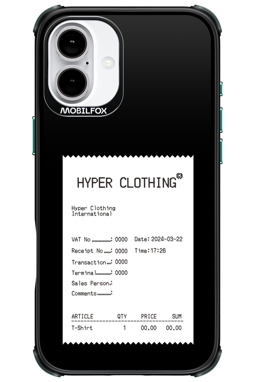 HYPER RECEIPT - Apple iPhone 16 Plus