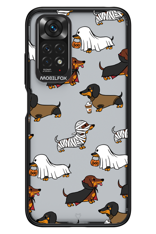 Scary Dachshund (Transparent) - Xiaomi Redmi Note 11/11S 4G