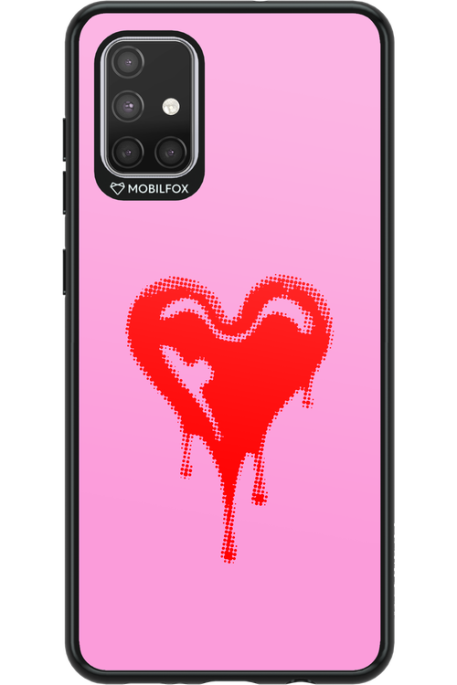 Heart Pink - Samsung Galaxy A71