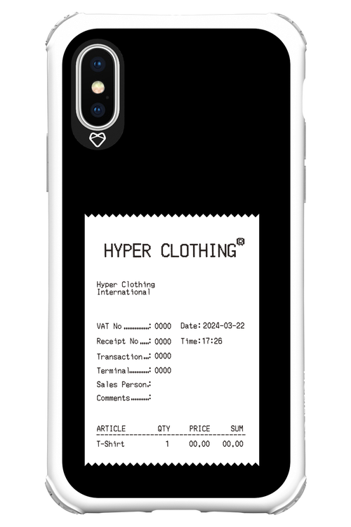 HYPER RECEIPT - Apple iPhone X