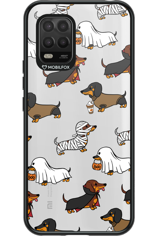 Scary Dachshund (Transparent) - Xiaomi Mi 10 Lite 5G
