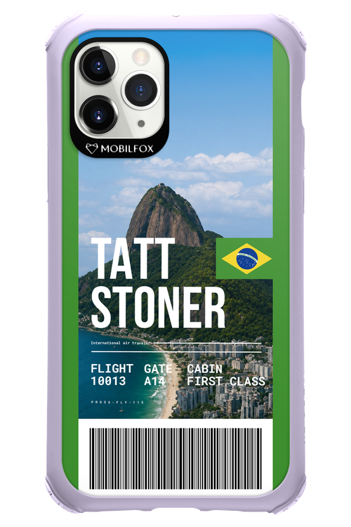 TATT STONER (fly ticket) 2.0 - Apple iPhone 11 Pro