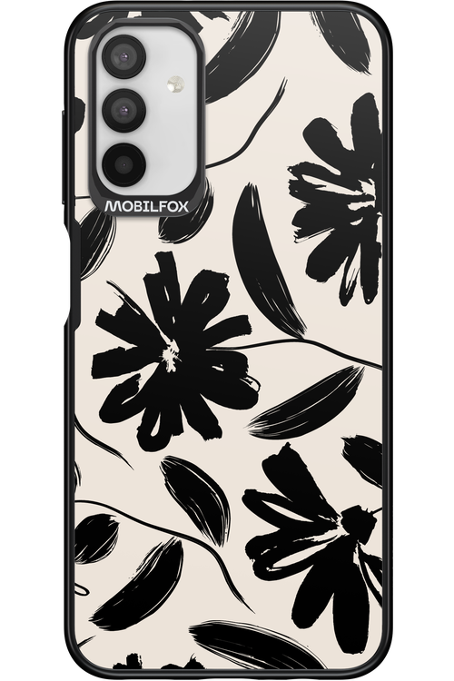 Monochrome Flowerss - Samsung Galaxy A04s