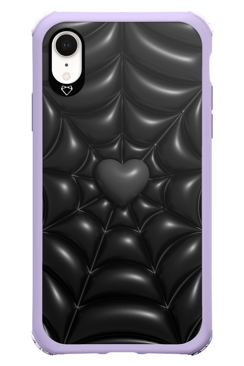 Black Spider Heart - Apple iPhone XR