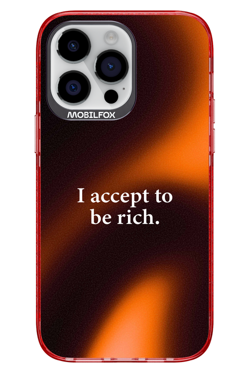 I accept to be rich - Apple iPhone 14 Pro Max