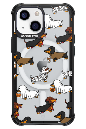 Scary Dachshund (Transparent) - Apple iPhone 13 Mini