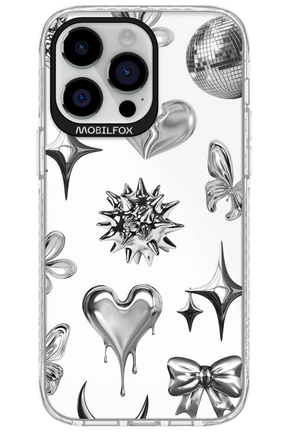 Silver Zone Transparent - Apple iPhone 14 Pro Max