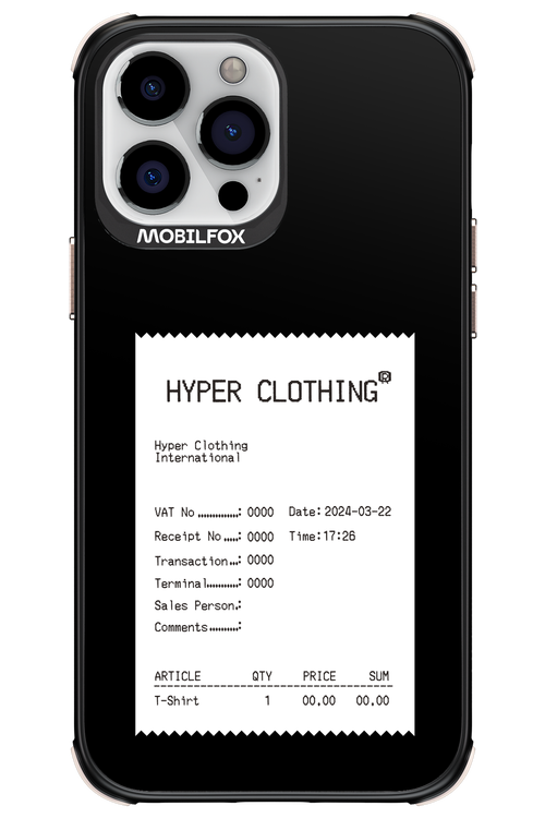 HYPER RECEIPT - Apple iPhone 13 Pro Max