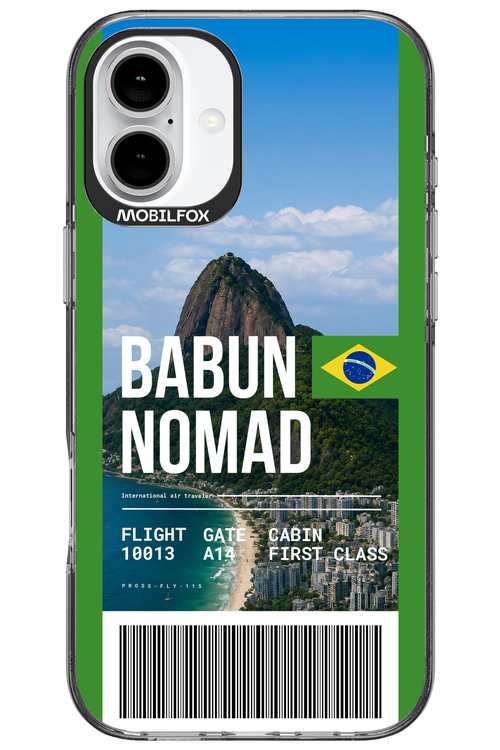 BABUN NOMAD (fly ticket) 2.0 - Apple iPhone 16 Plus