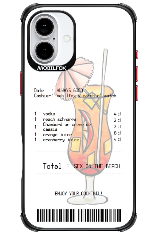 sex on the beach cocktail - Apple iPhone 16 Plus