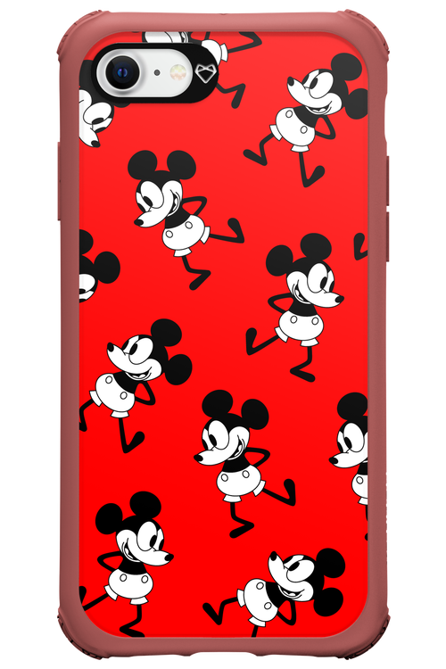 Iconic Mouse (red pattern) - Apple iPhone 7