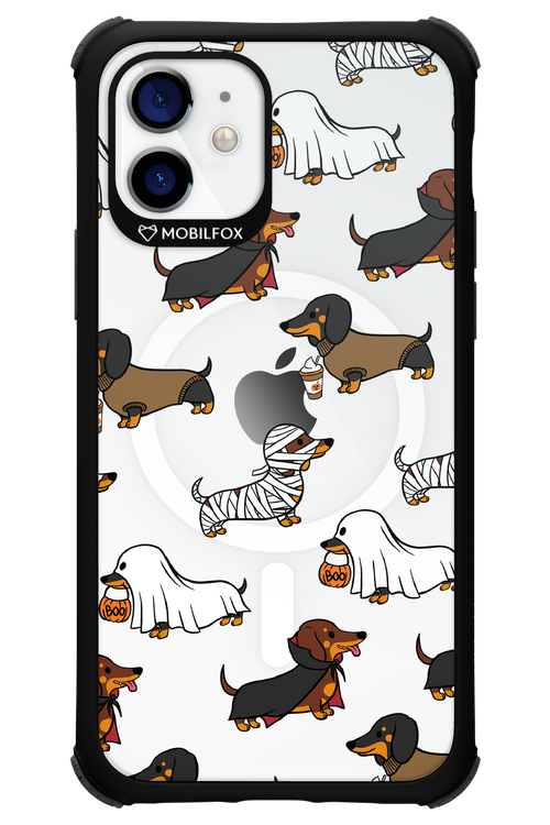 Scary Dachshund (Transparent) - Apple iPhone 12