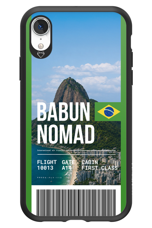 BABUN NOMAD (fly ticket) 2.0 - Apple iPhone XR