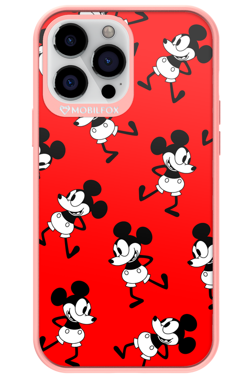 Iconic Mouse (red pattern) - Apple iPhone 13 Pro Max