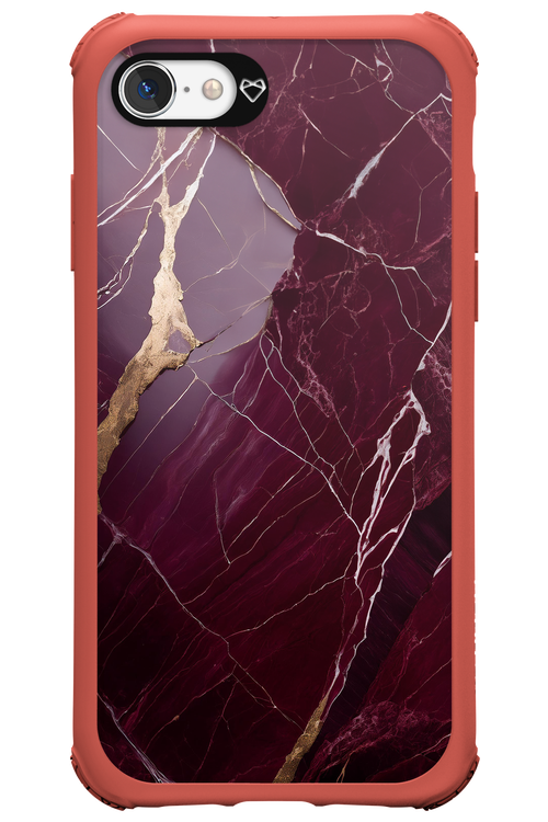 Burgundy Marble - Apple iPhone 7