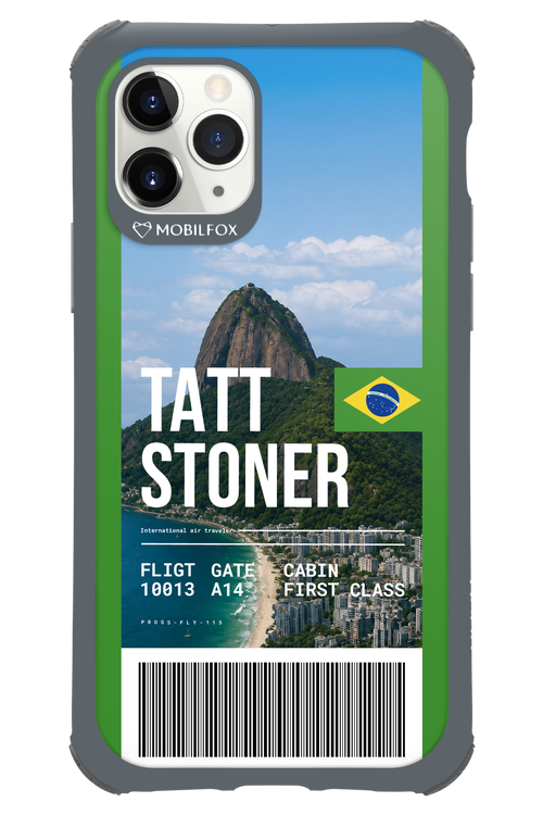 TATT STONER (fly ticket) 2.0 - Apple iPhone 11 Pro