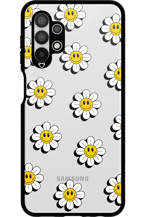 Smiley Flowers Transparent - Samsung Galaxy A13 4G