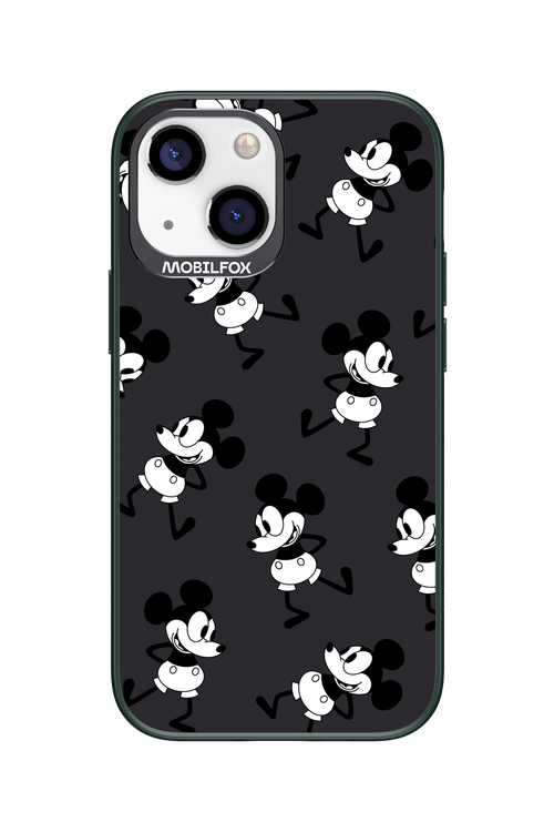 Iconic Mouse (antracite pattern) - Apple iPhone 13 Mini