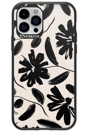 Monochrome Flowerss - Apple iPhone 12 Pro