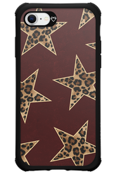 Wild Stars Burgundy - Apple iPhone 8