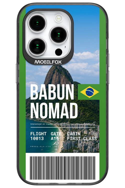 BABUN NOMAD (fly ticket) 2.0 - Apple iPhone 15 Pro