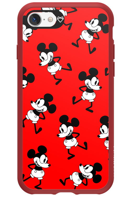 Iconic Mouse (red pattern) - Apple iPhone 7