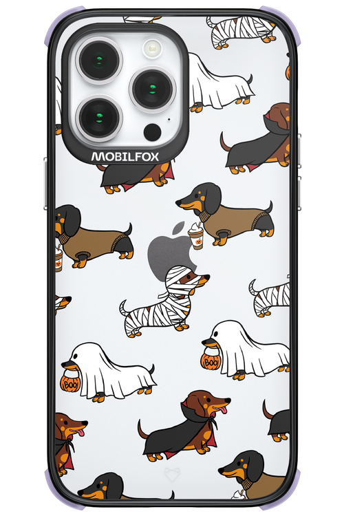 Scary Dachshund (Transparent) - Apple iPhone 14 Pro Max