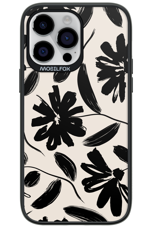 Monochrome Flowerss 2.0 - Apple iPhone 14 Pro Max