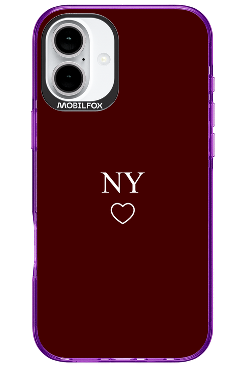 NY Burgundia - Apple iPhone 16 Plus
