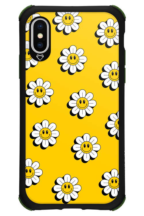 Smiley Flowers - Apple iPhone XS