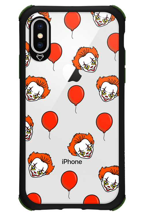 Mystery Clown (Transparent) - Apple iPhone XS