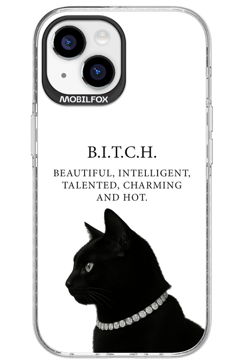 B. i. t. c. h. - Apple iPhone 15