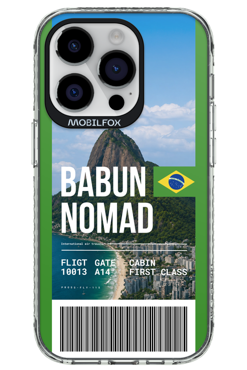BABUN NOMAD (fly ticket) 2.0 - Apple iPhone 14 Pro