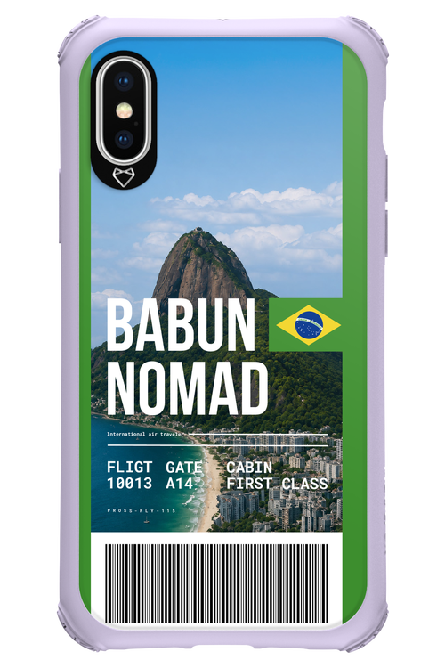 BABUN NOMAD (fly ticket) 2.0 - Apple iPhone X