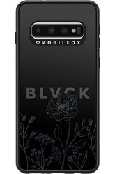 Black Flowers - Samsung Galaxy S10