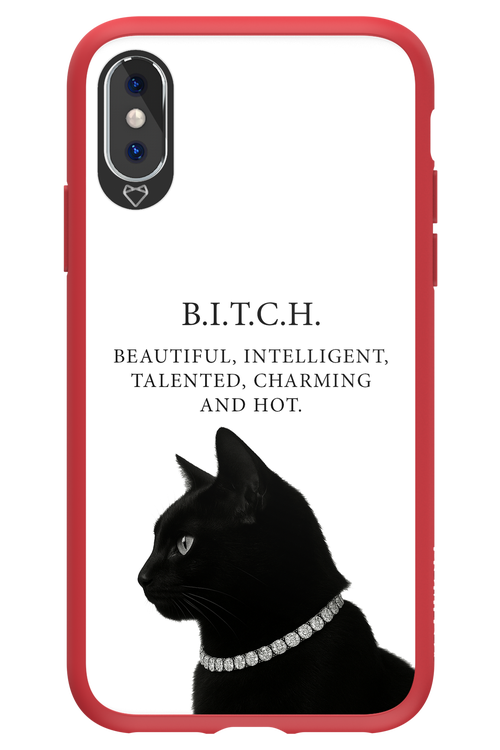 B. i. t. c. h. - Apple iPhone XS