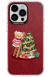 Christmas Bear (Burgundy) - Apple iPhone 14 Pro Max